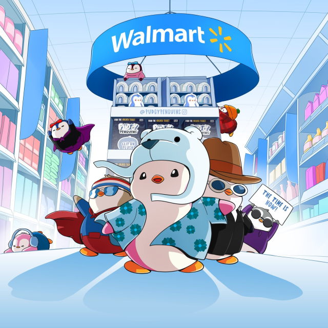 Image: Pudgy Penguins NFT toys are now available for purchase at Walmart!