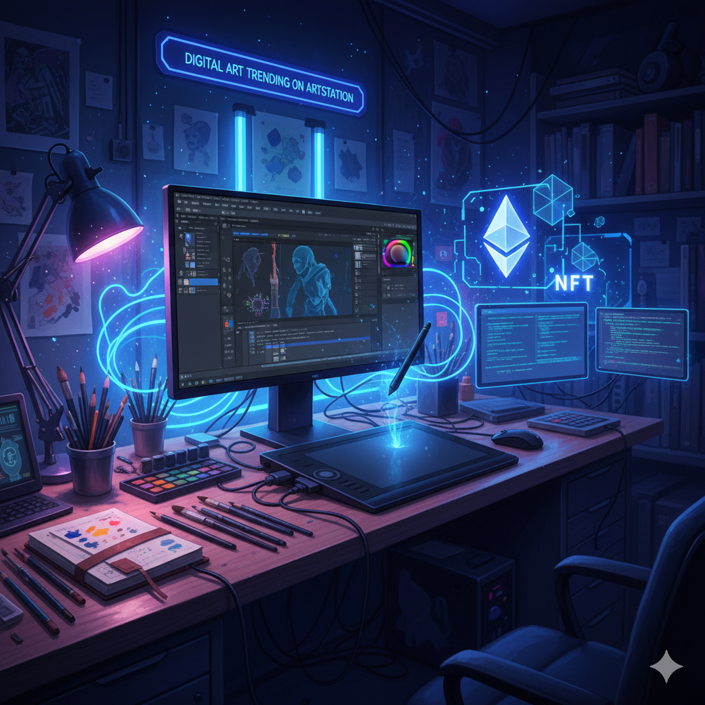 Image: 🎨 From Sketch to Blockchain: The Digital Artist's Complete Guide to NFT Creation in 2025