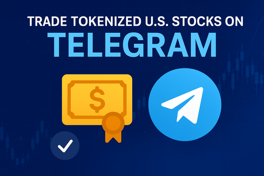 💬 Trade Tesla & Apple in Your Telegram DMs: The Rise of Tokenized Stocks