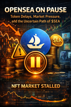 OpenSea on Pause: Market Hesitation, Token Delays, and the Uncertain Future of $SEA